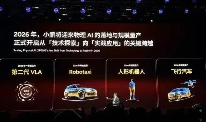小鹏汽车:规模量产人形机器人和飞行汽车 小鹏汽车:规模量产人形机器人和飞行汽车